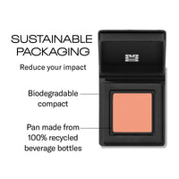 Thumbnail for MOB Beauty Cream Clay Blush M117 Peach Pink – Soft Fresh Natural Color, Buildable Lightweight Blendable Vegan Cruelty-Free Skincare Infused Long Wear Sustainable Refillable Compact