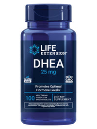 Thumbnail for Life Extension DHEA 25 mg – Hormone Balance Supplement, Memory, Muscle Health, Bone Health, Men’s Health, Women’s Health, Gluten-Free, Non-GMO, Vegetarian, 100 Dissolve-in-Mouth Tablets