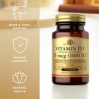 Thumbnail for Solgar, Vitamin D3 (Cholecalciferol) 1000 Iu Tablets, 90 Count