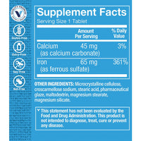 Thumbnail for The Vitamin Shoppe Iron 65 MG - Red Blood Cell Production, Energy & Oxygen Transport Support, Essential Mineral