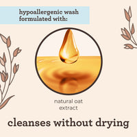 Thumbnail for Aveeno Baby Daily Moisture Body Wash & Shampoo with Natural Oat Extract, Hypoallergenic, Tear-Free, Paraben-Free, pH-Balanced Formula For Sensitive Hair & Skin, 33 fl oz
