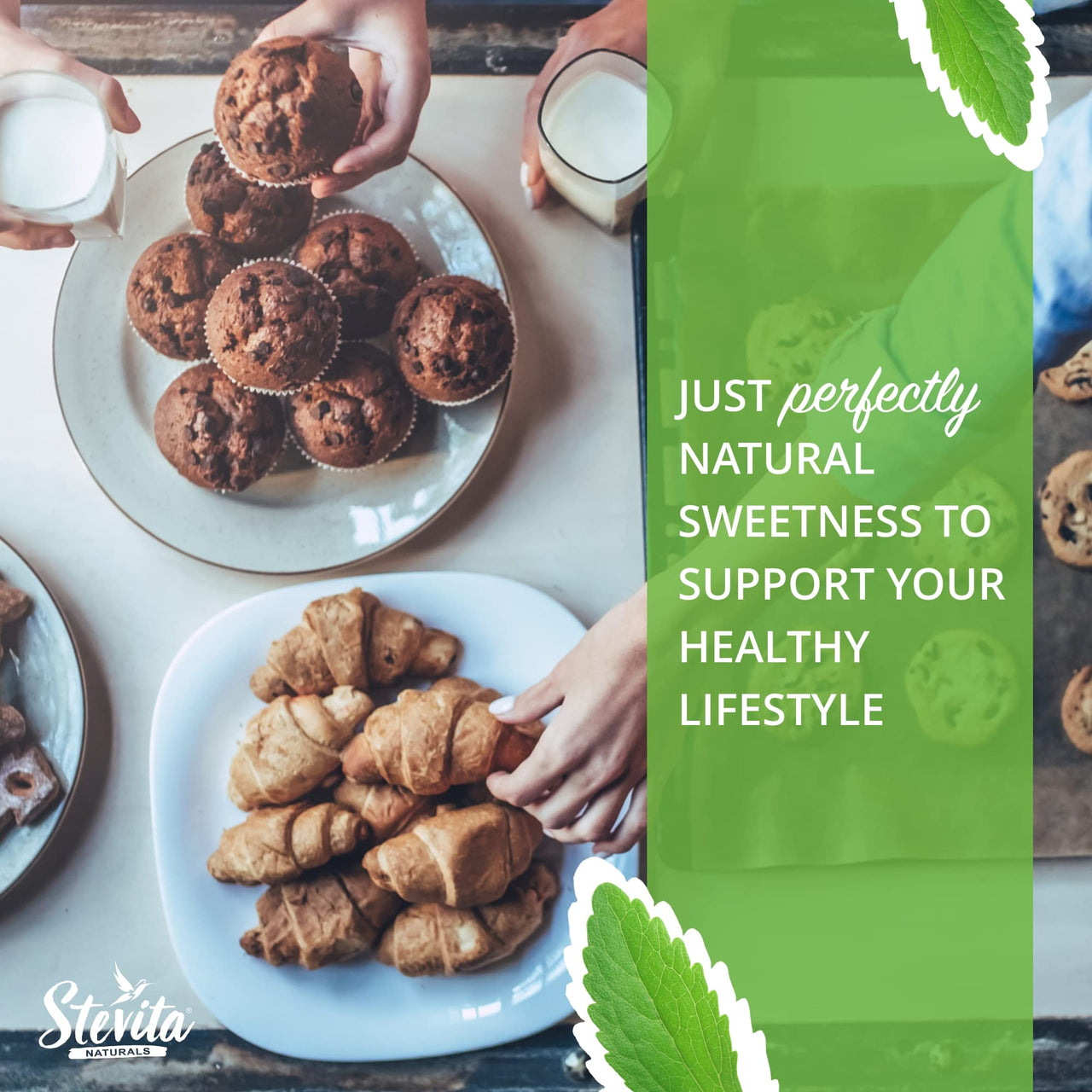 Stevita Organic Erythritol Bake-It-Better Pouch - 12 oz - Baking Sugar Alternative with Stevia & Erythritol, No Calories - USDA Organic, Non-GMO, Vegan, Keto, Paleo, Gluten Free