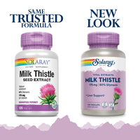 Thumbnail for SOLARAY Milk Thistle Seed Extract 175mg Antioxidant Intended to Help Support a Normal, Healthy Liver Non-GMO & Vegan 120 VegCaps