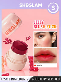 Thumbnail for SHEGLAM Jelly-Licious Hydrating Lip & Blush Tint-Ahoy