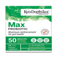 Thumbnail for Kyo-Dophilus Max Probiotics, 30 Vegetarian Capsules