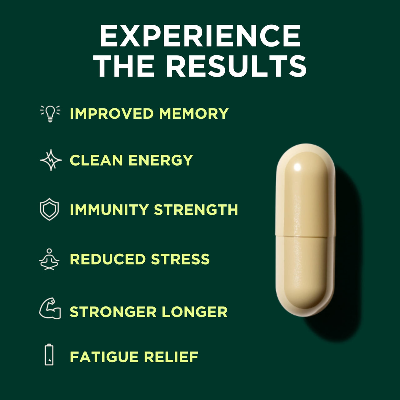 Genius Mushroom Supplement - Full-Spectrum Lion’s Mane, Cordyceps, Reishi -Daily Brain Nootropic for Energy, Focus, Memory & Overall Wellness - 180 Capsules – Organic for Mental Clarity & Performance