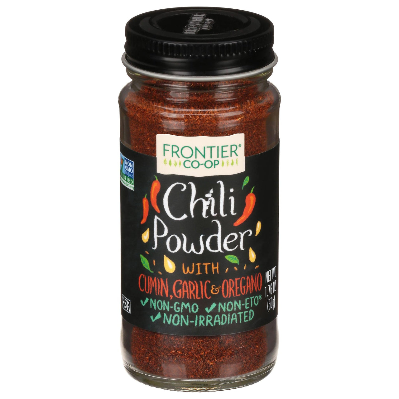 Frontier Co-op Chili Powder Blend, Fiesta, 1.76 oz