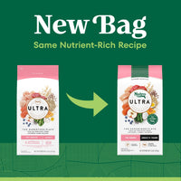 Thumbnail for Nutro Ultra Adult Toy Breed Dry Dog Food, Small Dog Food Dry Chicken, Lamb and Salmon Recipe with a Protein Trio, 3.5 lb. Bag