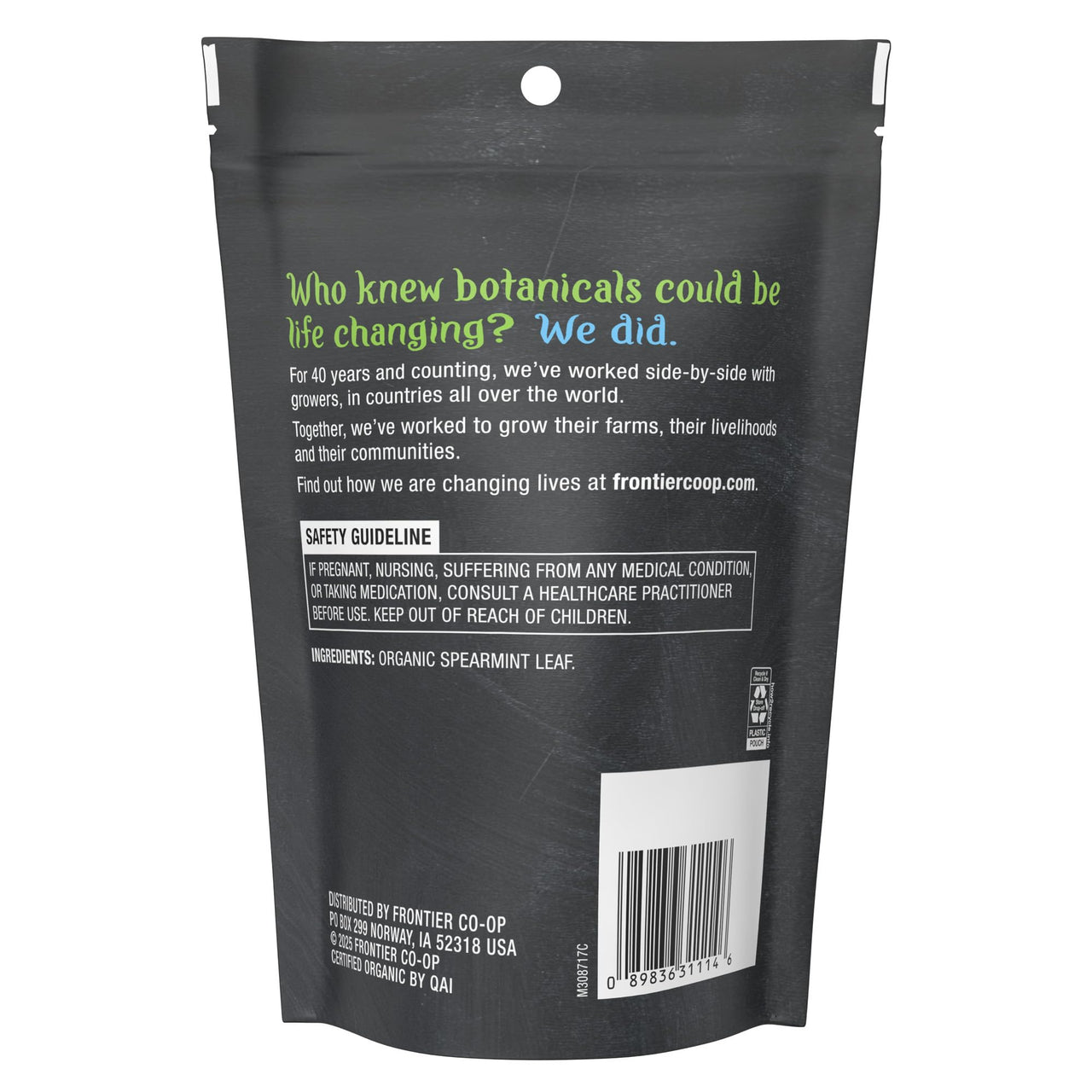 Frontier Co-op Organic Cut and Sifted Spearmint Leaf 1.48oz