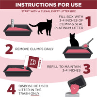 Thumbnail for ARM & HAMMER Clump & Seal Platinum Cat Litter, Multi-Cat, 14-Day Odor Control, Rock-Hard Clumps, 37 lbs – Powerful Odor Eliminator with Baking Soda
