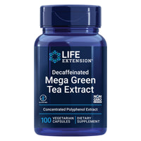 Thumbnail for Life Extension Decaffeinated Mega Green Tea Extract – Polyphenol-Rich, Cell Health, Heart Health, Brain Health, Antioxidant Protection – Non-GMO, Gluten-Free, Vegetarian – 100 Capsules