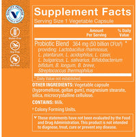 Thumbnail for The Vitamin Shoppe Women's Probiotic Delayed Release 50 Billion - with 10 Probiotic Strains to Support Digestive, Immune & Vaginal Health or Yeast Imbalance - Shelf Stable (60 Veggie Caps)