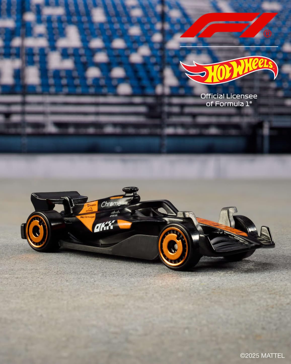 Hot Wheels Toy Cars Formula 1 5-Pack, Set of 5 1:64 Scale Die-Cast Vehicles Featuring F1 Racing Team Decos, Collectible Race Cars