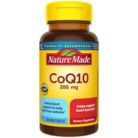 Thumbnail for Nature Made CoQ10 200mg Softgels, Dietary Supplement for Heart Health Support, 30 Softgels, 30 Day Supply