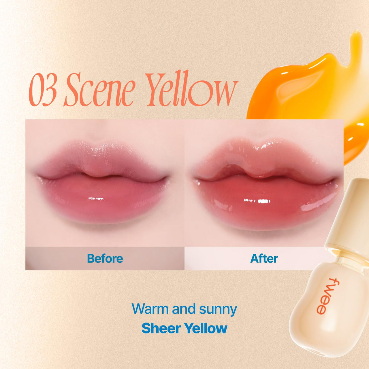 fwee 3D Changing Gloss | 01 Scene Black | Lip Gloss for changing color, Layering Gloss, Long-lasting & Plumping, Glossy | 5.6g