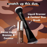 Thumbnail for e.l.f. Camo Liquid Bronzer & Contour, Silky Highly Pigmented Formula, Creates a Long-Lasting Bronzed Glow & Natural Look, Vegan & Cruelty-Free, 4 Light/Medium