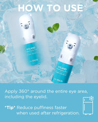 Thumbnail for THESAEM Iceland Hydrating Eye Stick 0.24oz - Cooling Balm for Dark Circles and Puffiness – Under Eye Treatment - Reduce Wrinkles and Moisturizing - Minimize Dark & Puffy Eyes - Aqua Scent