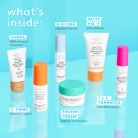 Thumbnail for Drunk Elephant The Littles 7.0 Kit - 6 Travel-Friendly A.M. and P.M. Essentials - Clean Clinical Skincare - Cruelty-Free - Dermatologist-Tested - Free of Essential Oils, Silicones, and Fragrance