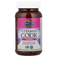 Thumbnail for Garden of Life Multivitamin for Women, Vitamin Code Women's Multi - Whole Food Womens Multi Vitamins, Iron, Folate not Folic Acid, Vitamin A and Probiotics for Womens Energy, 120 Vegetarian Capsules