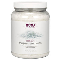 Thumbnail for NOW Foods Solutions, Magnesium Flakes, 100% Pure, from the Ancient Zechstein Seabed, Highly Concentrated, 54-Ounce