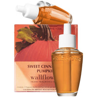 Thumbnail for Bath & Body Works Sweet Cinnamon Pumpkin Wallflowers Home Fragrance Refills, 2-Pack (1.6 fl oz total)