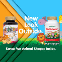 Thumbnail for NaturesPlus Animal Parade Gold Children's Chewable Multivitamin - Natural Cherry Flavor - 120 Animal Shaped-Tablets - with Vitamin D3, K2 & Probiotics - Vegetarian & Gluten Free - 60 Servings.