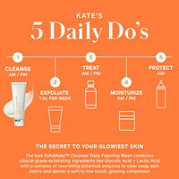 Thumbnail for Kate Somerville ExfoliKate Cleanser – Daily Exfoliating Foaming Face Wash – Clinically Formulated Glycolic Acid and Lactic Acid Gentle Facial Scrub, 4 Fl Oz