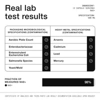 Thumbnail for Toniiq Ultra High Strength 1500mg NAD+ Supplement - Clinically Studied Ingredients with Patented RiaGev-WS™, Resveratrol, and Niacin - 60 Capsules