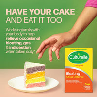 Thumbnail for Culturelle Bloating & Gas Defense, Digestive Enzymes & Probiotics for Digestive Health, 30 Capsules, Supports Occasional Indigestion & Discomfort