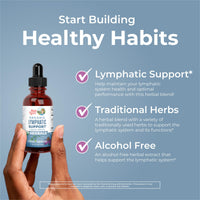 Thumbnail for Lymphatic Support Drops by MaryRuth's | USDA Organic Lymphatic Cleanse Immune Support Supplement| Lymphatic Support with Echinacea & Elderberry | Blue Vervain | Vegan | Non-GMO | 30 Servings