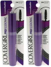 Thumbnail for COVERGIRL Professional Mascara - Black Brown, Long Lasting, Smudge-Proof, Voluminous & Lengthening, Resists Swipes & Smears, Darkens & Defines All Day