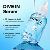 Thumbnail for Torriden DIVE IN Serum 1.69 fl oz + refill pouch 1.69 fl oz | Deep Hydration to Get Glow Skin | Hyaluronic Acid, Panthenol, Allantoin | Korean Facial Serum