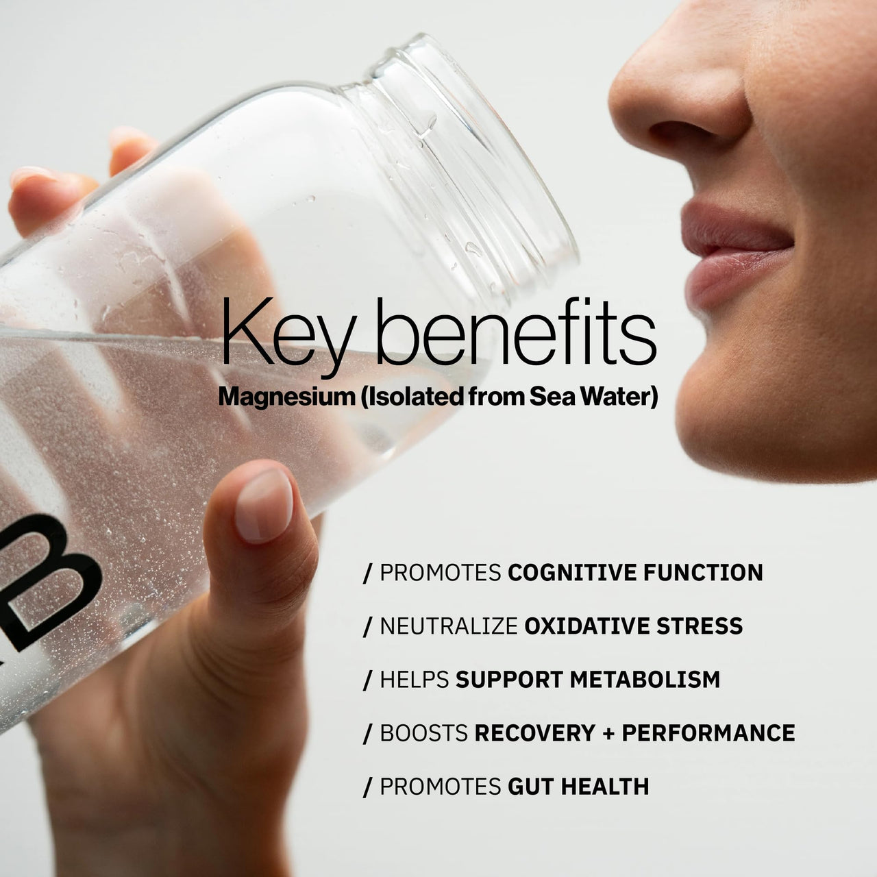 Molecular H2TAB Hydrogen Tablets with Magnesium -12 PPM Hydrogen Tablets for Drinking Water -Rich in Antioxidants, Supports Cellular Health, Recovery & Cognitive Function (30 Counts, Unflavored)