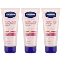 Thumbnail for Vaseline Lotion, Healthy Hands Stronger Nails with Keratin 3-Pack – Intensive Care Hand Lotion with Petroleum Jelly, 3.4 Oz Ea