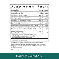 Thumbnail for Michael's Health Naturopathic Programs Essential Minerals - 240 Vegetarian Tablets - Supports Nerve Communication & Proper Functioning of Muscles - Kosher - 60 Servings