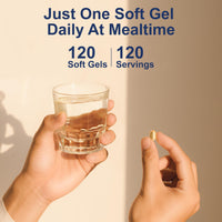 Thumbnail for Carlson - Solar D Gems, Vitamin D3 and Omega-3 Supplement, 4000 IU (100 mcg) D3, 115 mg Omega-3 EPA and DHA, Vitamin D Fish Oil Capsule, Bone & Immune Health, Vitamin D Supplement, Lemon, 120 Softgels