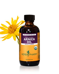 Thumbnail for Herb Pharm Certified Organic Arnica Oil - 4 Ounce