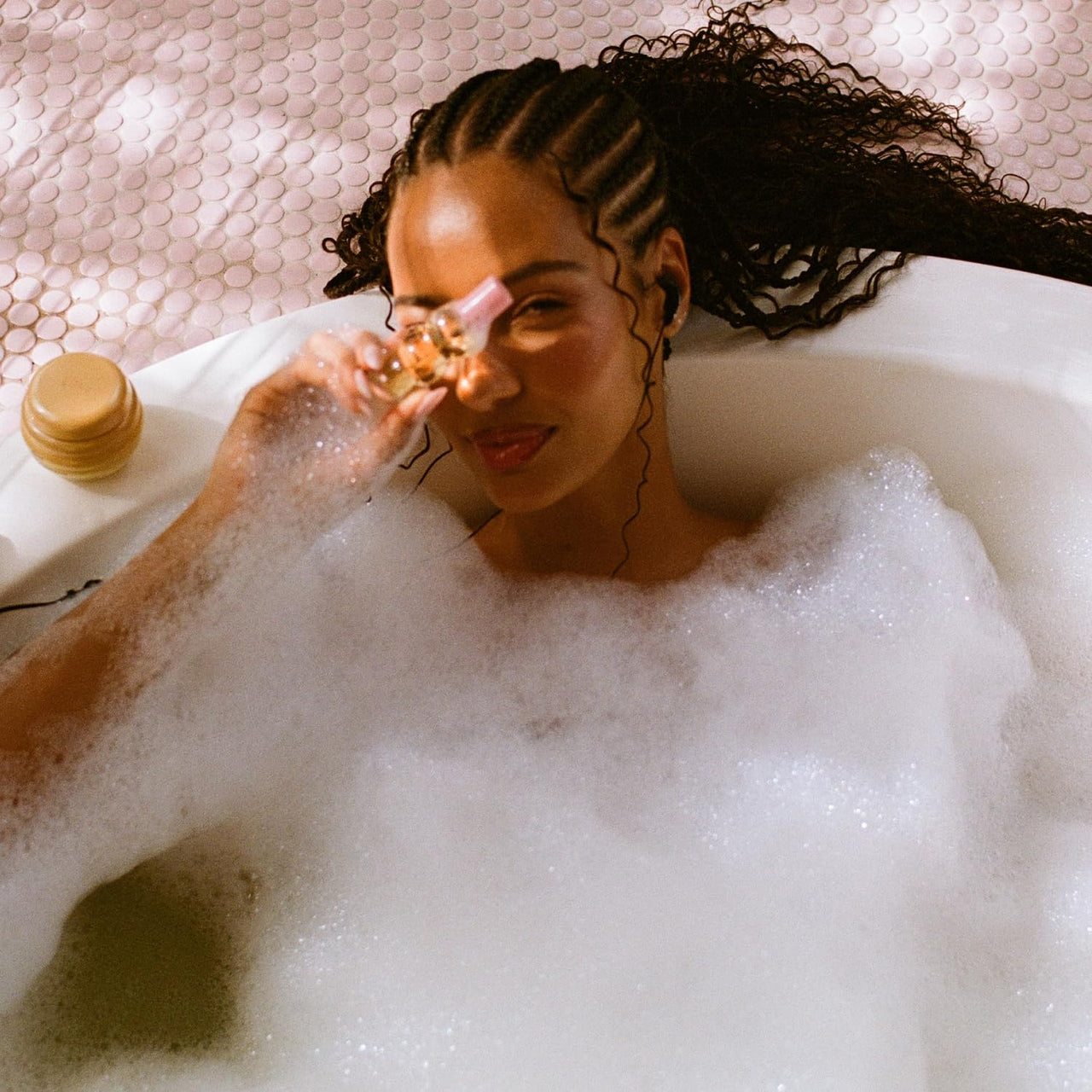 Gisou Honey Infused Hair Perfume Mini – Long-Lasting Hair Fragrance with Mirsalehi Honey & Argan Oil, Wildflower Honey, 0.5 Fl Oz