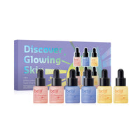 Thumbnail for belif Discover Glowing Skin Trial Kit: Firming, Hydrating, Vitamin C Serum, Hyaluronic Acid, 5% Niacinamide, Retinol, Korean Skin Care