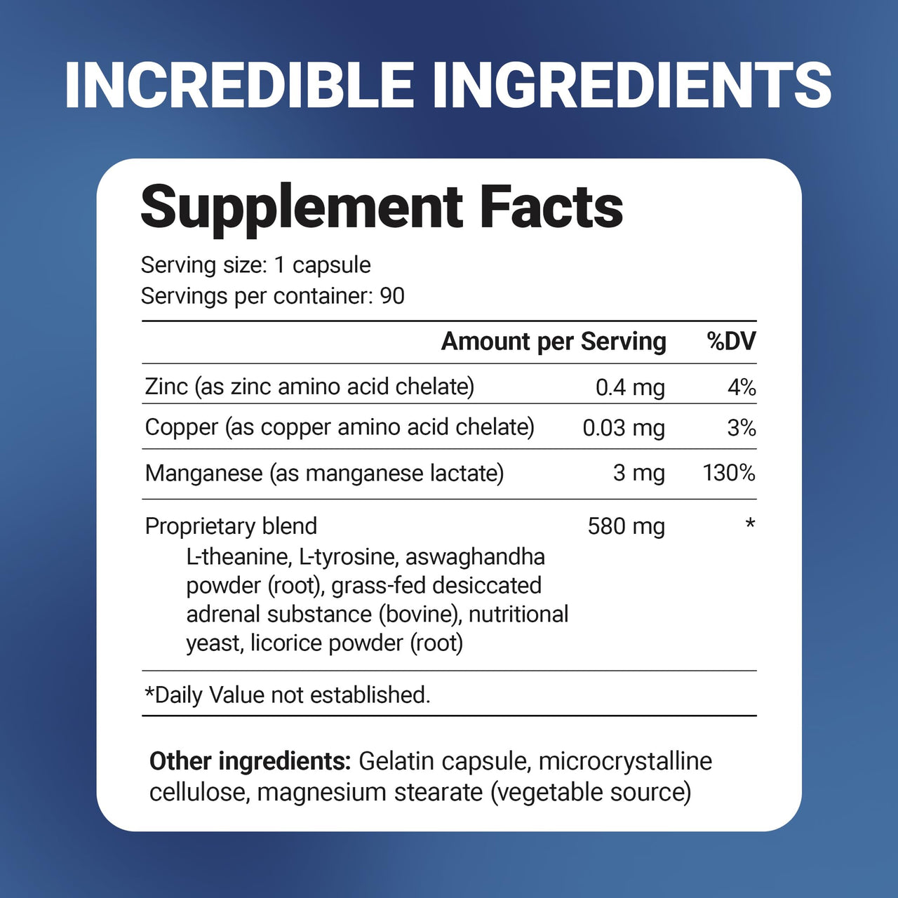 Dr. Berg’s Adrenal Stress Advanced Formula - Adrenal Support Supplements for Stress, Mood and Energy Support - Adrenal Supplements - Cortisol Manager with Ashwagandha - 90 Capsules