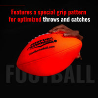 Thumbnail for Wave Runner LED Light-Up Football - Glow in The Dark Football Games- Size 10.35 in. with Pump and Batteries Included | Perfect Game Gifts for Teen Boys Ages 7-15 Fans & Players