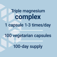 Thumbnail for Life Extension Magnesium Caps, 500 mg, Magnesium Oxide, Magnesium Citrate, Magnesium Succinate, Heart Health, Healthy Bones, Metabolism Support, 100 Vegetarian Capsules