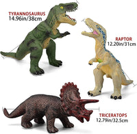 Thumbnail for Gzsbaby 6 Piece Jumbo Dinosaur Toys for Kids 3-5 and Toddlers, Large Soft Dinosaur Toys for Lovers - Perfect Party Favors, Birthday Gifts