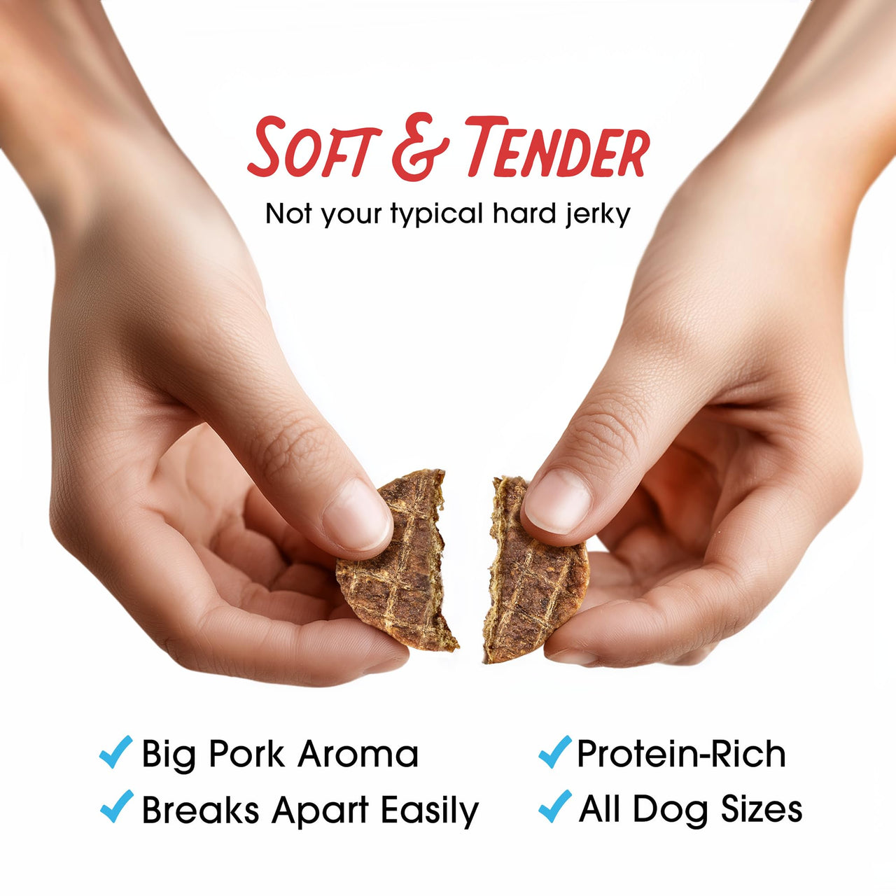 Farmland Traditions New Filler Free Dogs Love Pork Premium Jerky Treats for Dogs (13.5 oz.)