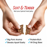 Thumbnail for Farmland Traditions New Filler Free Dogs Love Pork Premium Jerky Treats for Dogs (5 oz.)