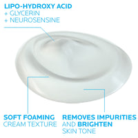 Thumbnail for La Roche-Posay Pigmentclar Brightening Face Cleanser, Exfoliating Face Wash with LHAs, Dark Spot Remover and Skin Tone Brightening, Fragrance Free Foaming Cream Cleanser