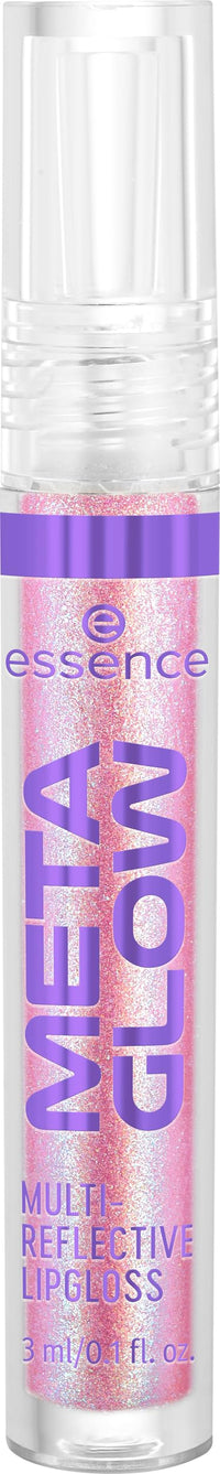Thumbnail for essence | Meta Glow Multi-Reflective Lip Gloss | Iridescent Shimmer, Holographic, Non-Sticky & Comfortable | Vegan & Cruelty Free (03 | Pink Vision)