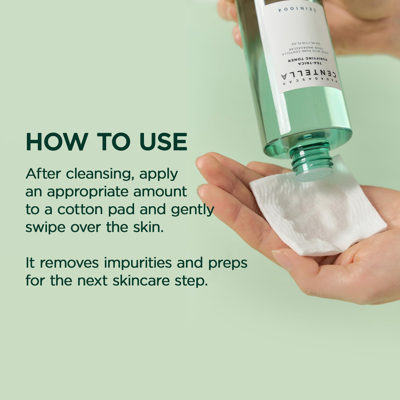 SKIN1004 Tea-Trica Purifying Toner, Korean Toner with Tea Tree & BHA, Centella Toner for Oil Control & Hydration, Lightweight Astringent for Soothing & Refreshing, Korean Skin Care, 7.10 fl.oz / 210ml