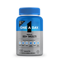 Thumbnail for One A Day Men’s 50+ Multivitamins, Supplement with A, C, D, E and Zinc for Immune Health*, Calcium & More, 100 Tablets