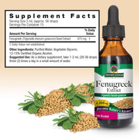 Thumbnail for Nature's Answer Fenugreek Seed with Organic Low Alcohol 2 Fluid Ounce | Female Reproductive Support | Aid For Mothers | Lactation Support | Natural Menopause Aid